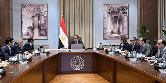 لقاء رئيس الوزراء مع رئيس ادارة الشركة المصرية الكويتية (1)