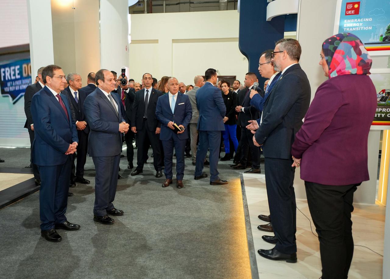 الرئيس السيسى خلال افتتاح مؤتمر ومعرض ايجبس 2024 (1)