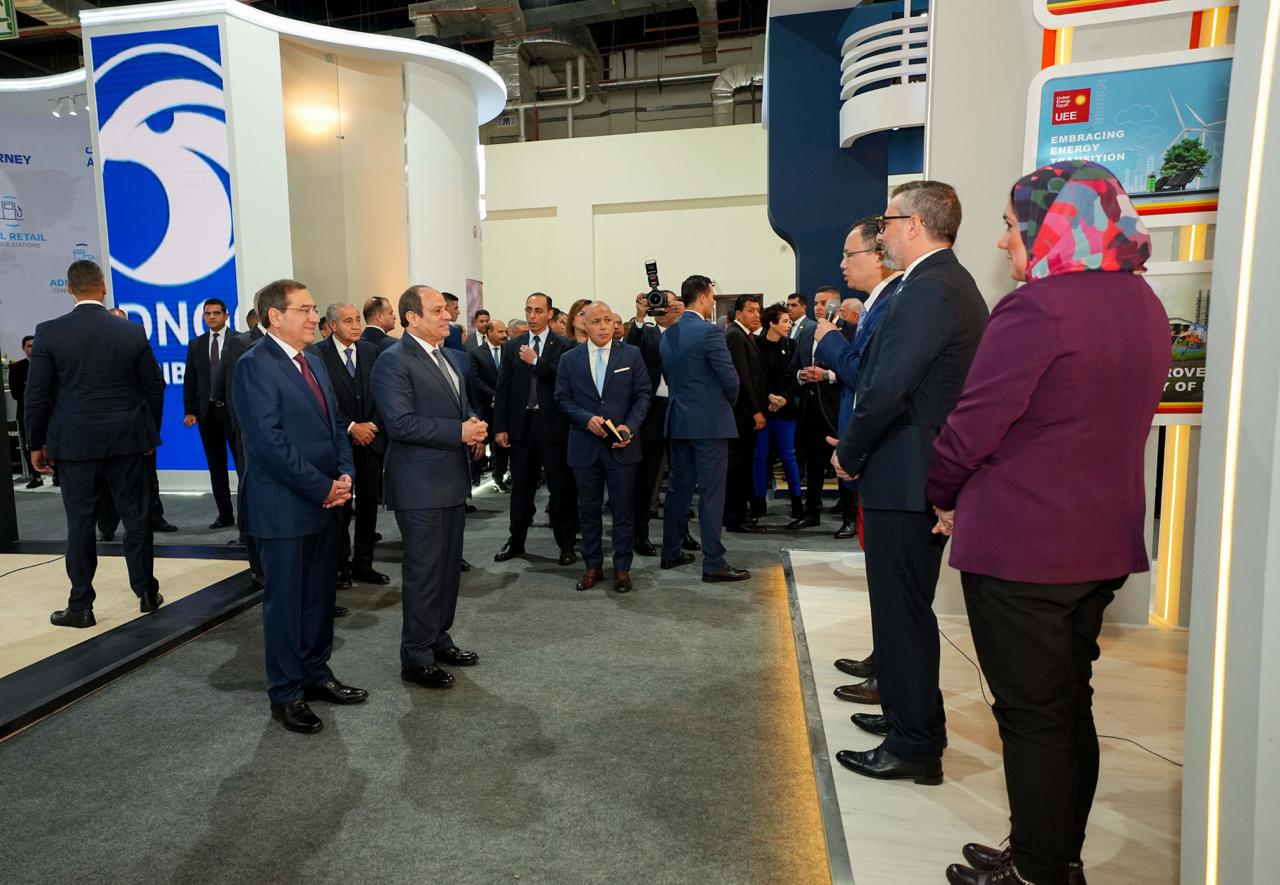 الرئيس السيسى خلال افتتاح مؤتمر ومعرض ايجبس 2024 (8)