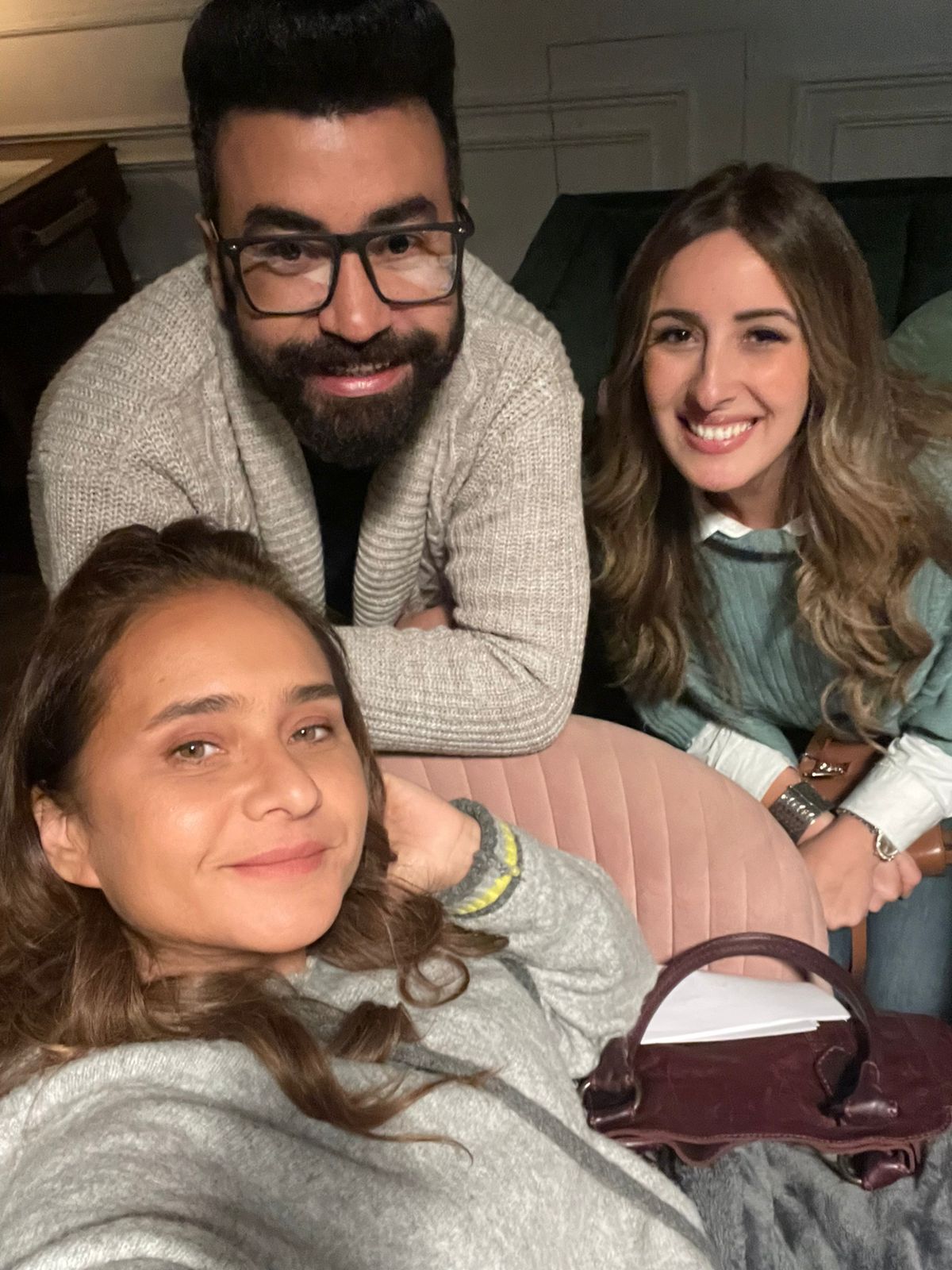 جيلان علاء مع نيللى كريم وتونى ماهر