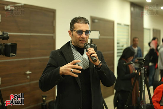 جمال عبد الناصر فى ندوة الاحتفاء بالفائزين في مسابقة التأليف المسرحي