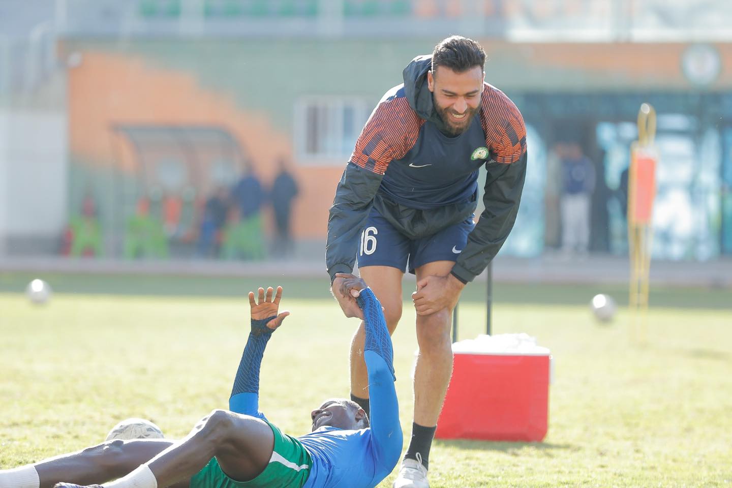 محمد أبو جبل بتدريب البنك الاهلى  (3)