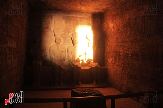 ظاهرة-تعامد-الشمس-بمعبد-أبوسمبل