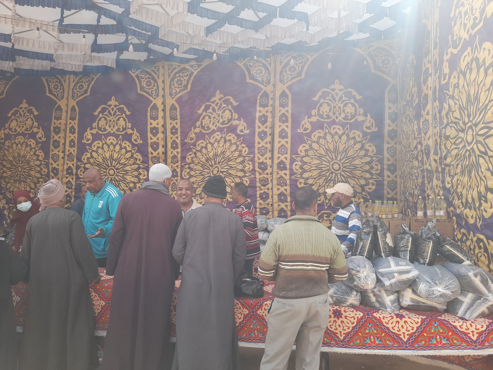 افتتاح معرض جديد أهلاً رمضان لأهالى مدينة الطود بأسعار مخفضة
