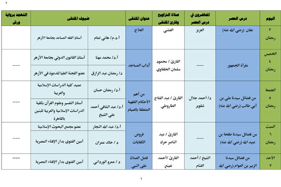 الأنشطة الدعوية (2)