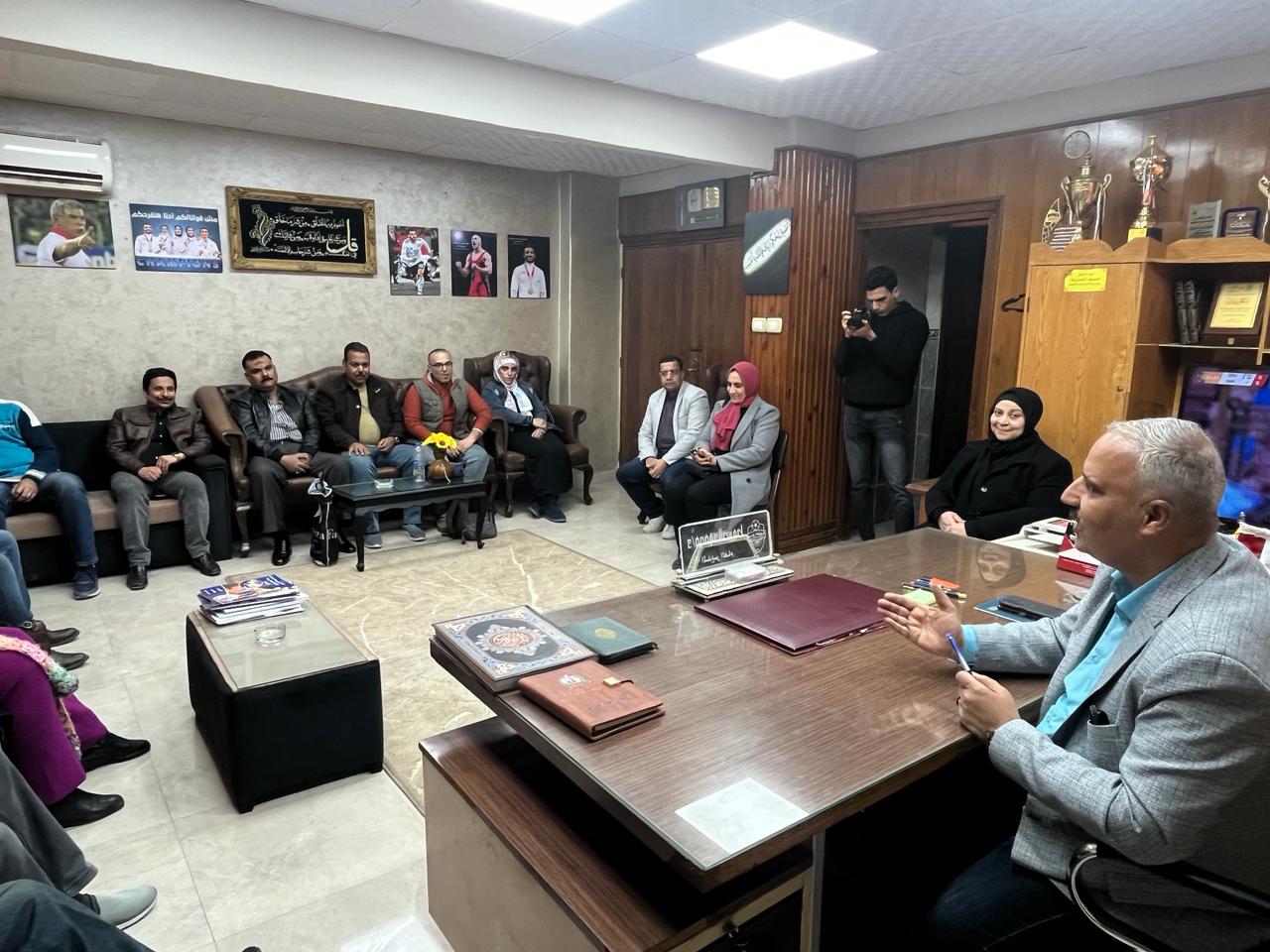 لجنة متابعة مركز الفنون بالوزارة (2)