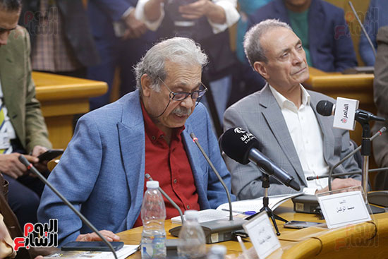 خلال كلمة الروائي سيد الوكيل خلال كلمة الروائي سيد الوكيل