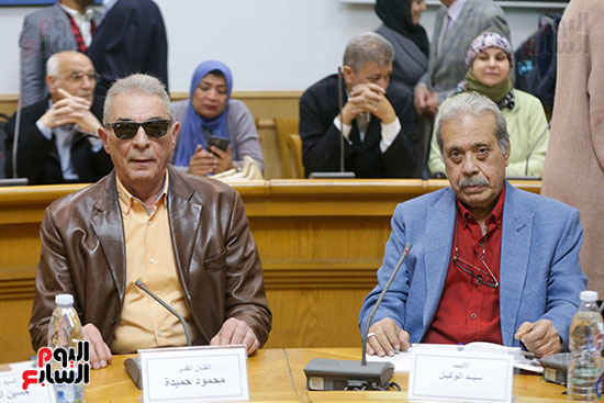 الروائي سيد الوكيل والفنان محمود حميده الروائي سيد الوكيل والفنان محمود حميده