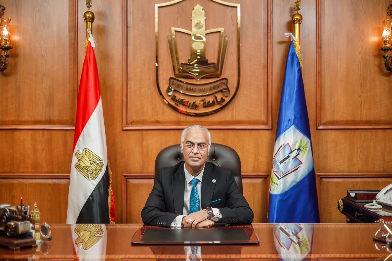 رئيس جامعة بورسعيد الدكتور أيمن إبراهيم