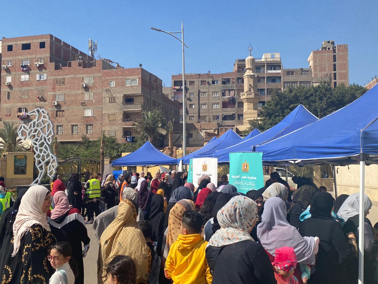 وزارة التضامن  تدشن المرحلة السادسة للقوافل التنموية لبرنامج بالوعي مصر بتتغير للأفضل (5)