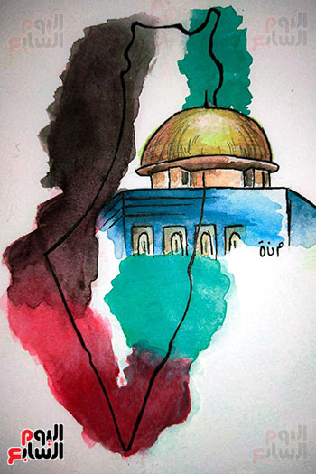 لوحة-عن-فلسطين