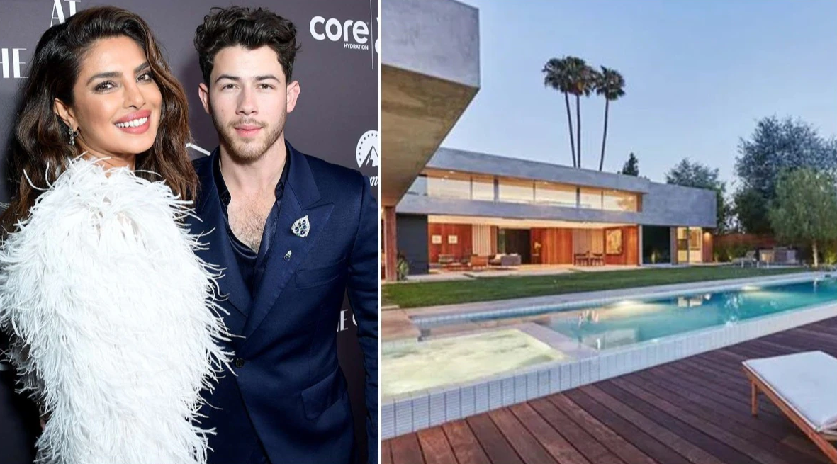 بريانكا شوبرا ونيك جوناس مع منزلهما