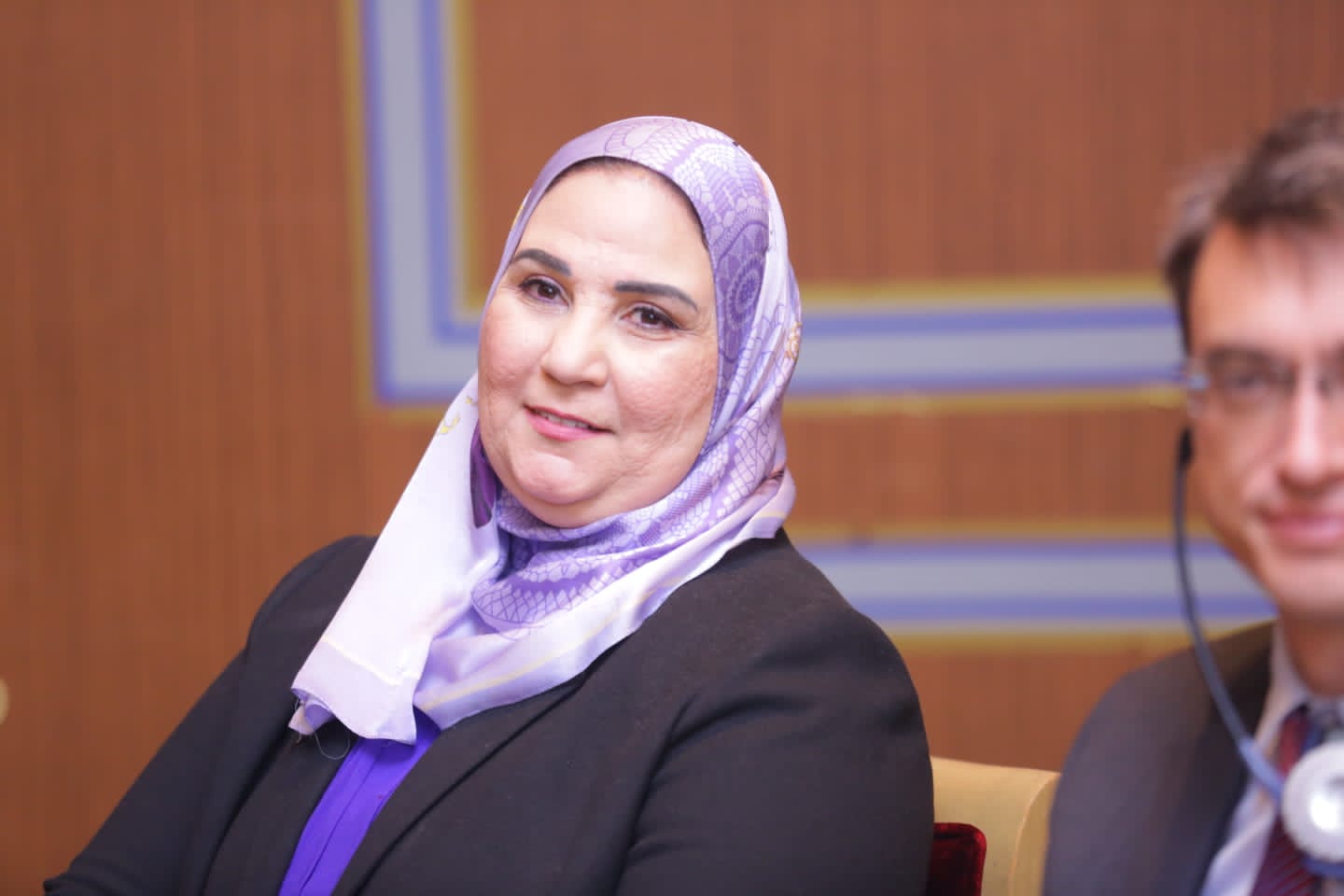 الدكتورة  نيفين القباج وزيرة التضامن الاجتماعي