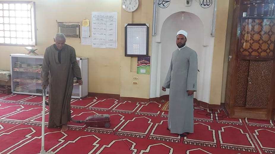 نظافة وتعقيم للمساجد قبل دخول شهر رمضان المبارك