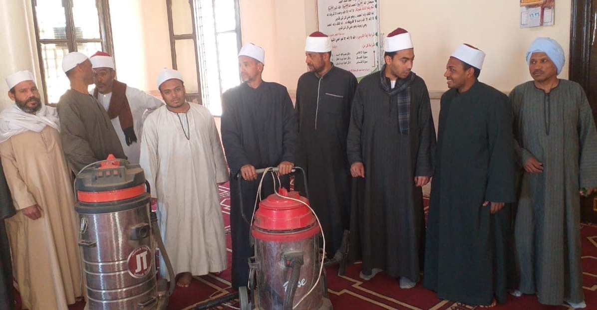 حملة نظافة وتعقيم للمساجد قبل دخول شهر رمضان المبارك
