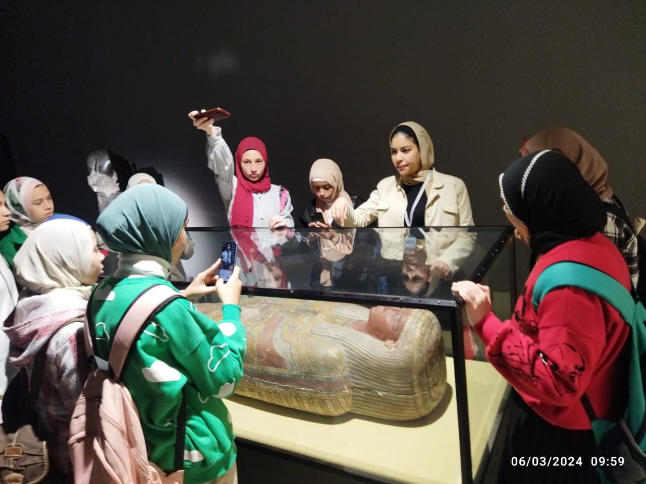 زيارات طلابية لمتحف كفر الشيخ