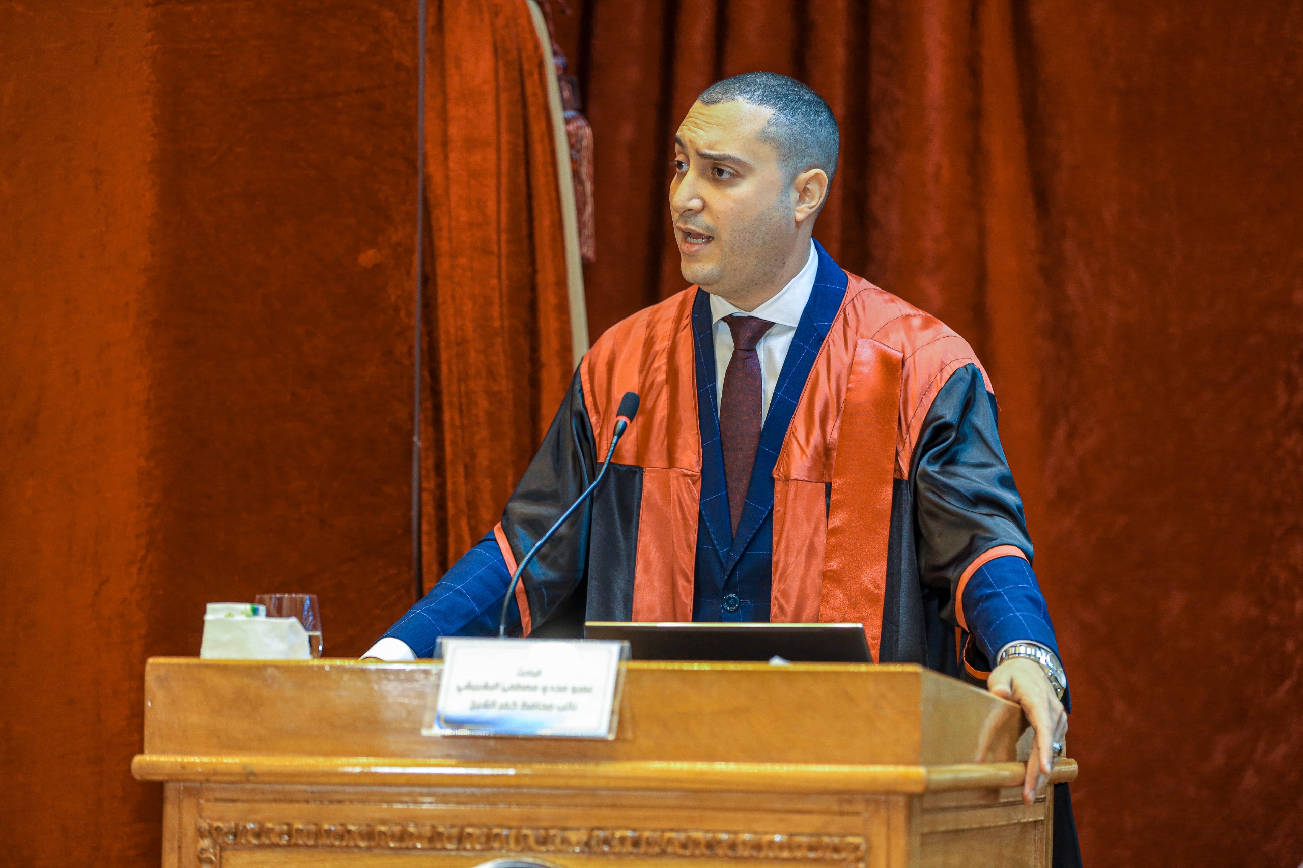 نائب محافظ كفر الشيخ عمرو البشبيشي يحصل على درجة الدكتوراه