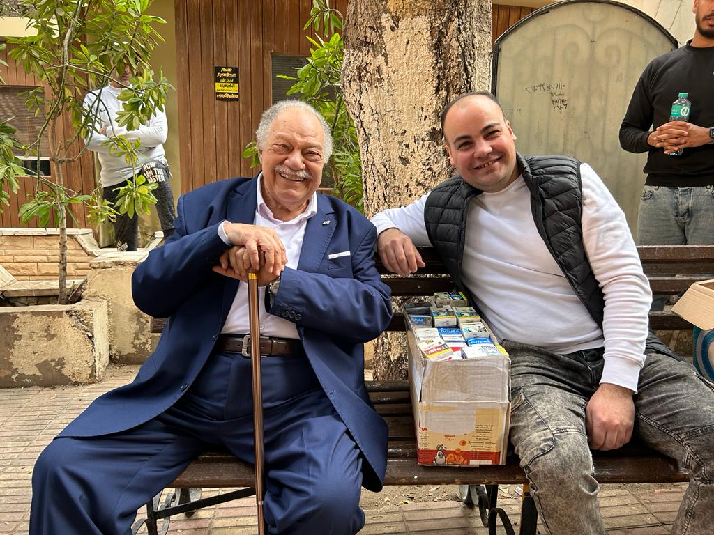 عمرو صجصاج مع يحيى الفخرانى