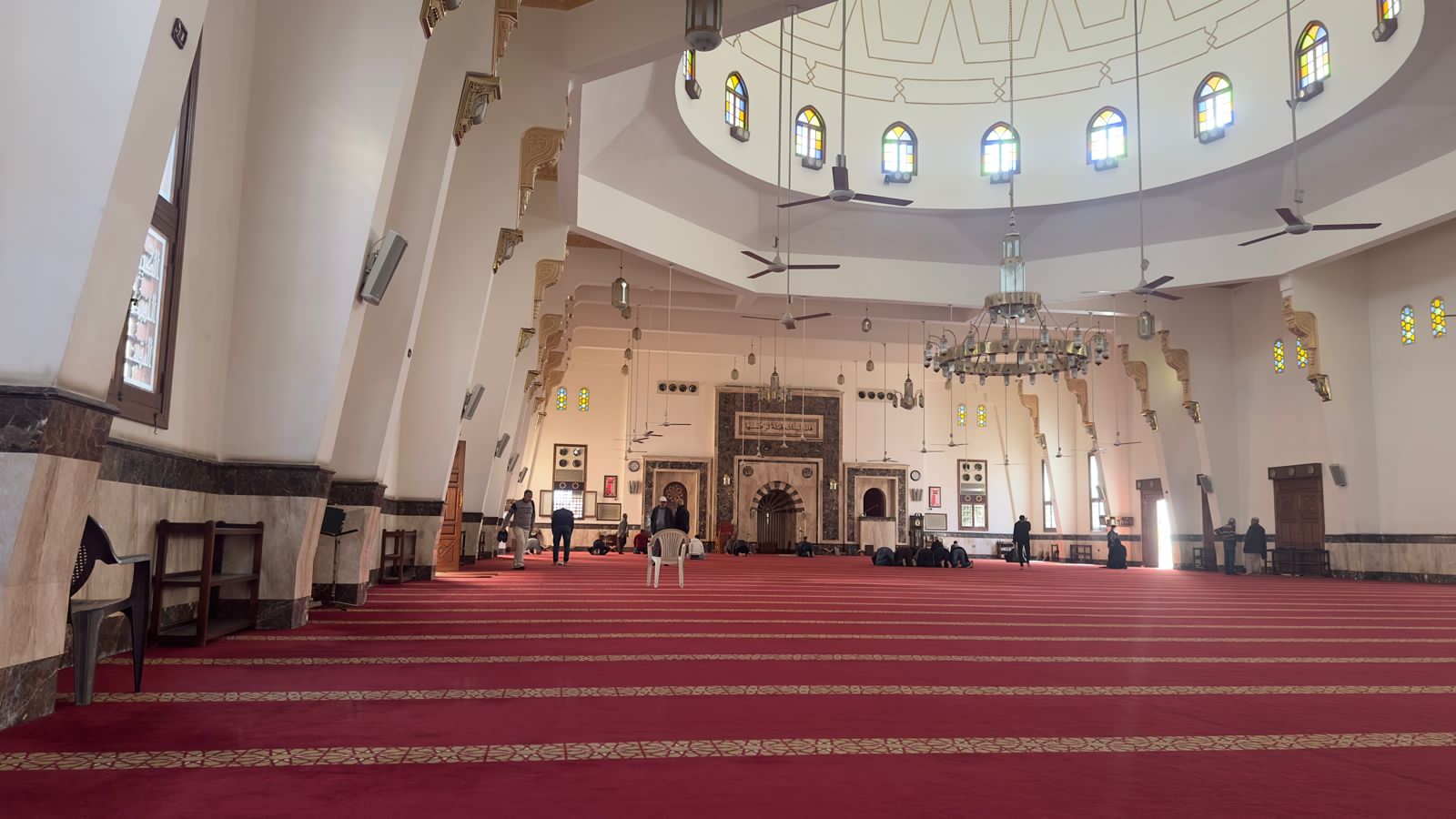 مسجد العباسي من الداخل