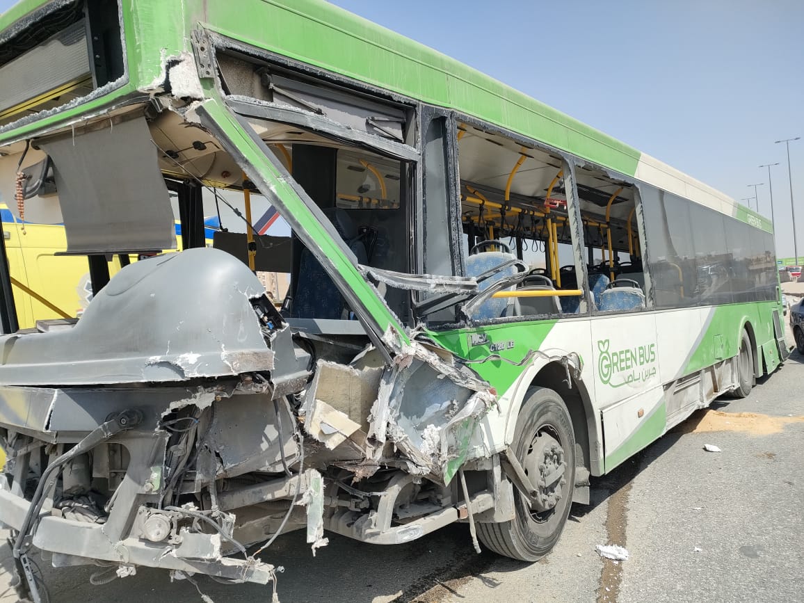 حادث إنقلاب أتوبيس بميدان الرماية (3)