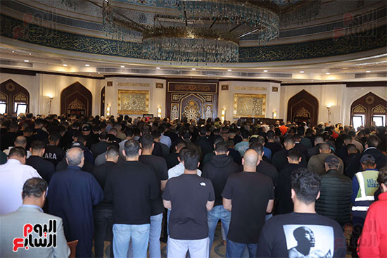 جنازة على حبيبة الشماع فى مسجد الشرطة (16)