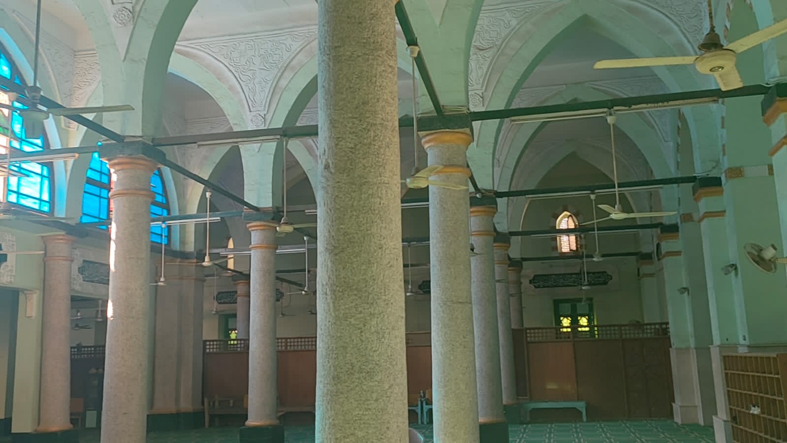 فن العمارة داخل المسجد الأموي