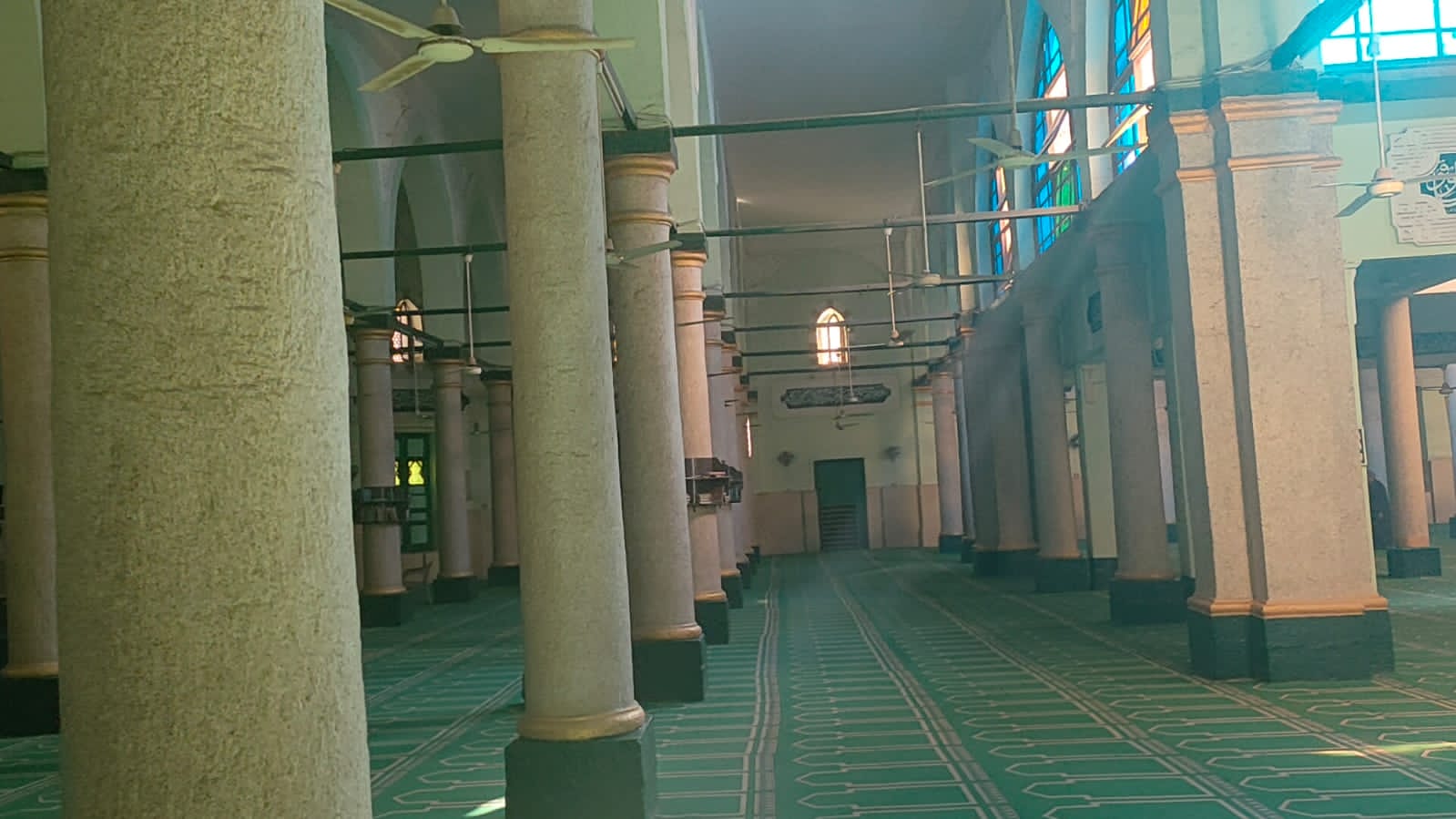 أعمدة المسجد الأموى التاريخية