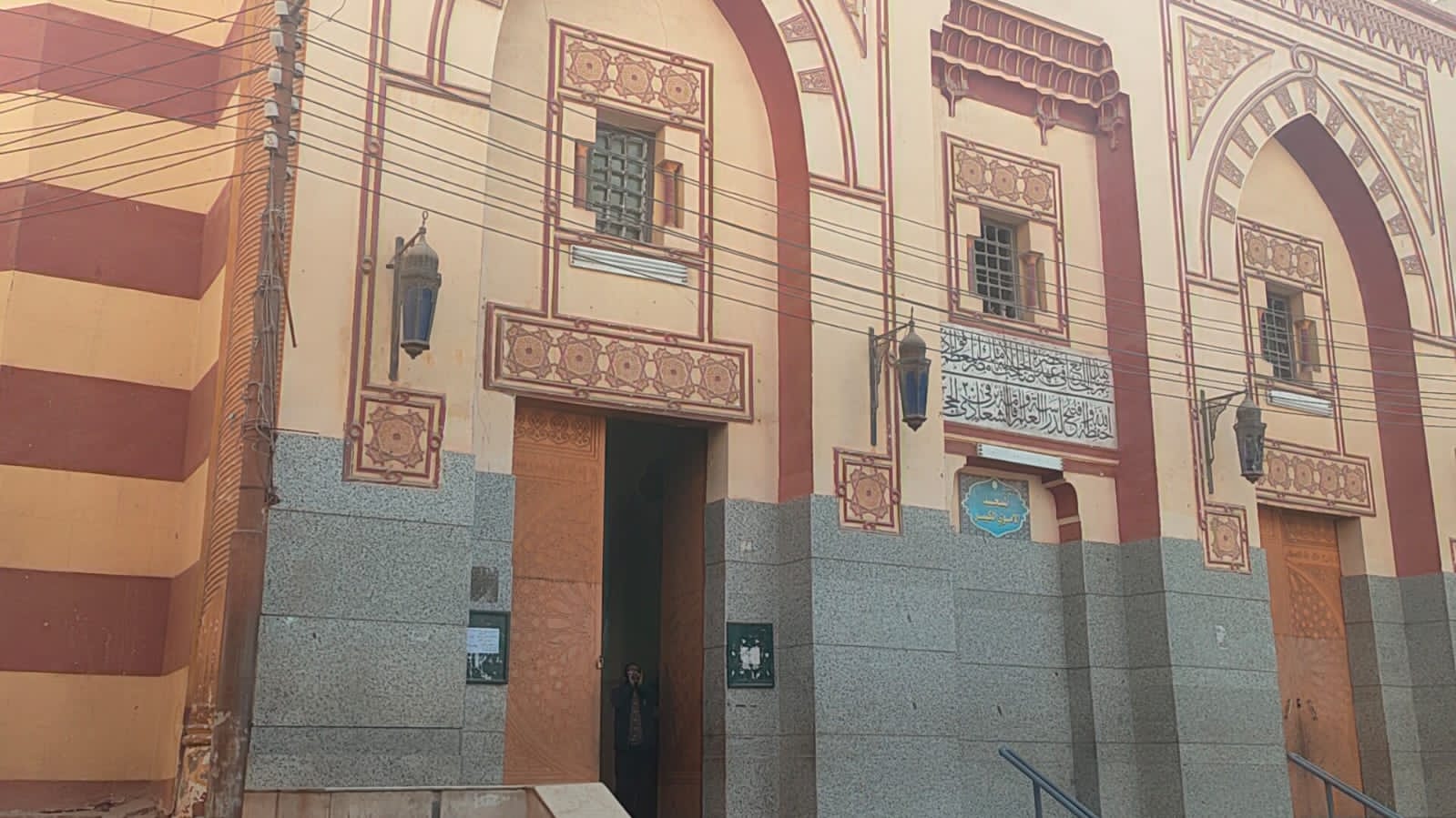 واجهة المسجد الأموي بأسيوط أقدم المساجد التاريخية بأسيوط (3)