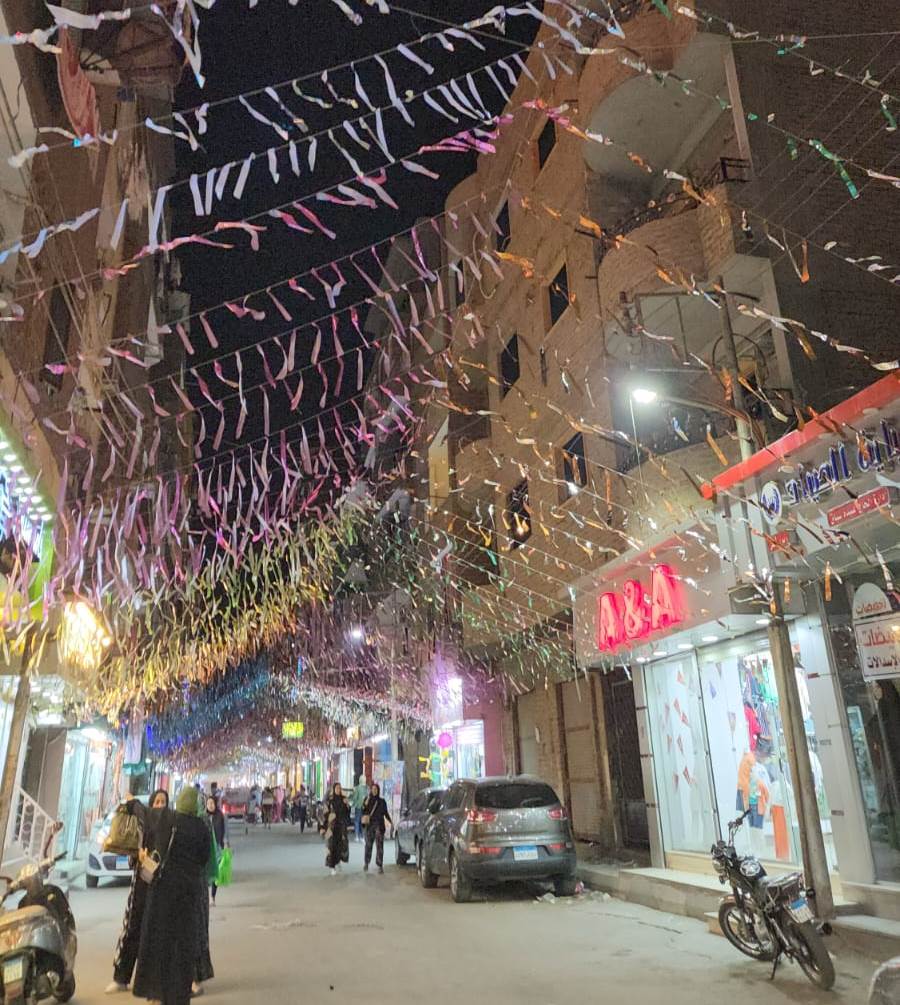 كرنفال زينة وأعلام فلسطين بشوارع الأقصر