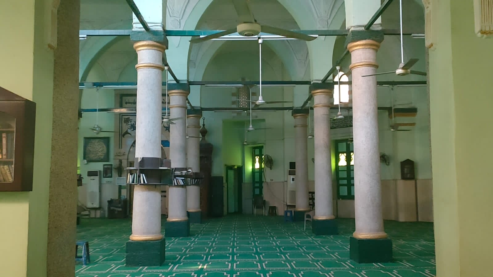المسجد الأموي مقصد المصلين فى صلاة التراويح