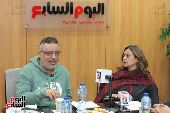 الكاتب عبد الرحيم كمال وعلا الشافعي رئيس تحرير اليوم السابع