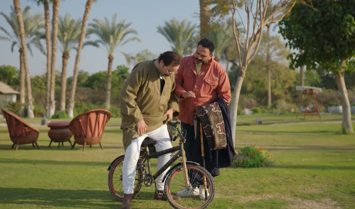 لقطة من الحلقة التاسعة لمسلسل بابا جه