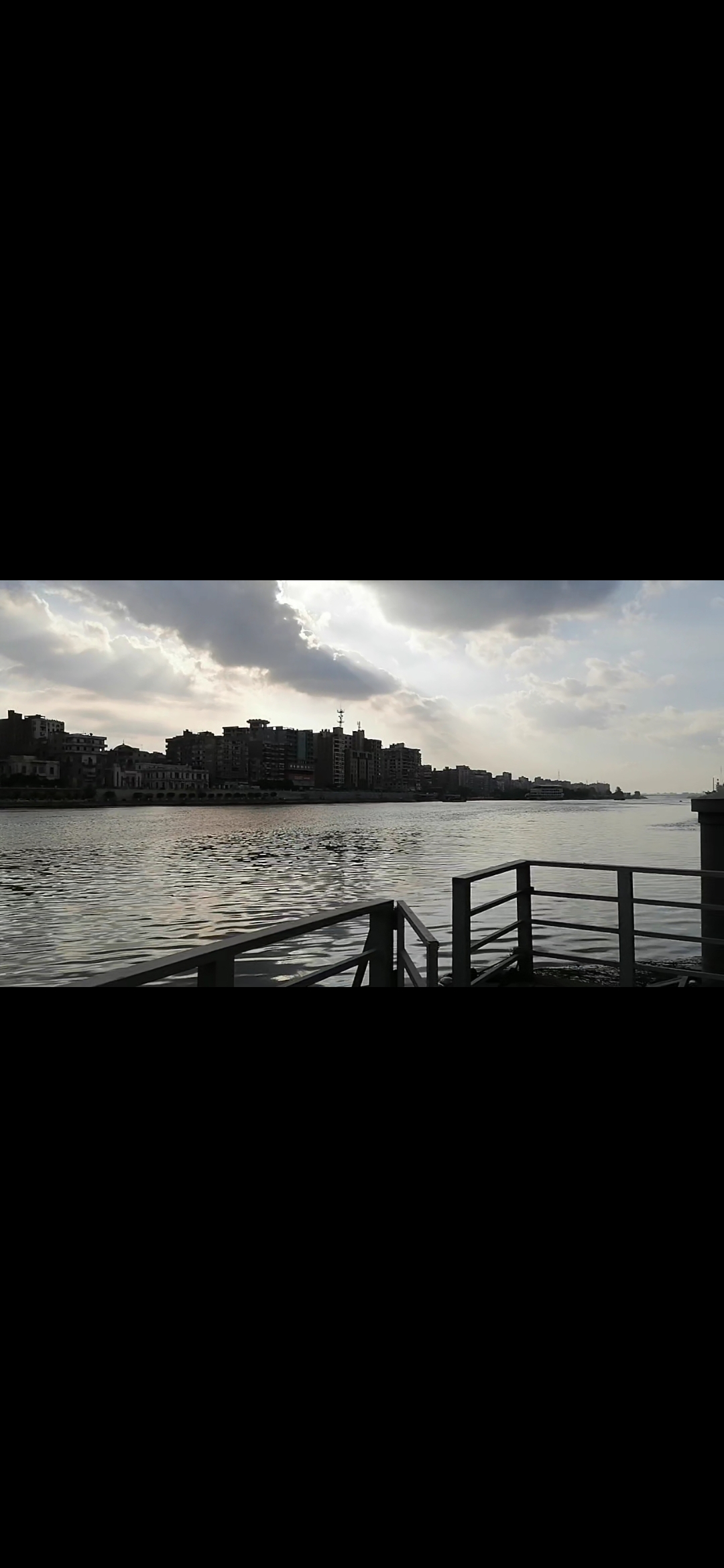 نهر النيل في مدينة المنصورة