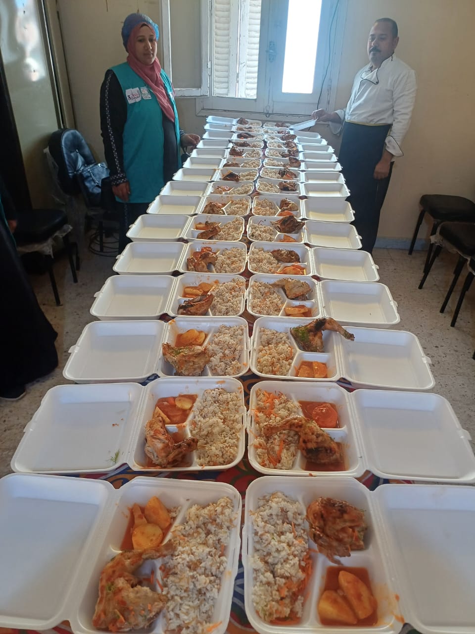 5000  وجبة افطار  للاسر الأولى بالرعاية بقرى حياة كريمة من بداية رمضان (4)