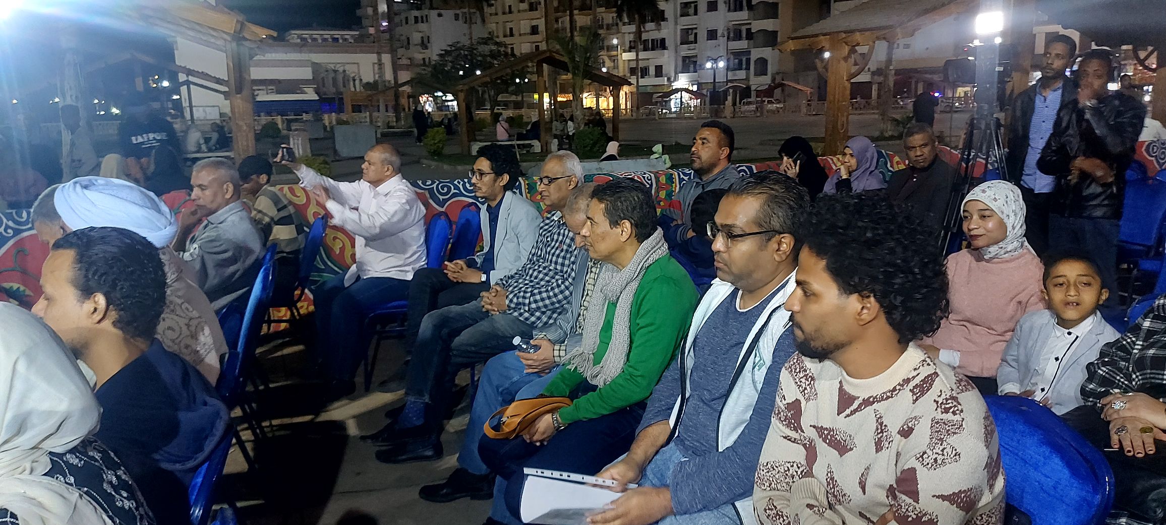 حضور فعاليات ليالى رمضان الثقافية بساحة أبو الحجاج بالأقصر