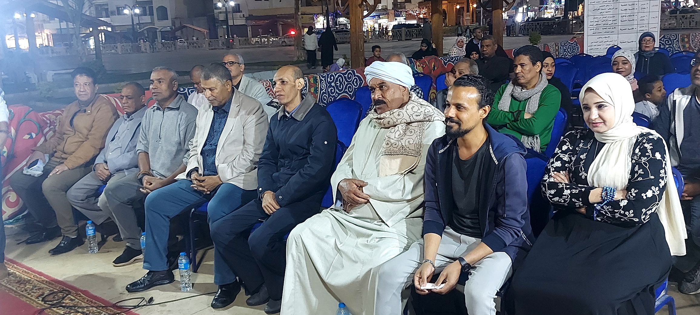 حضور ليالى رمضان الثقافية بساحة أبو الحجاج بالأقصر