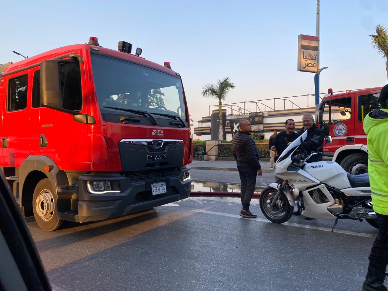 الحماية المدنية فى مسرح الحريق الحماية المدنية فى مسرح الحريق
