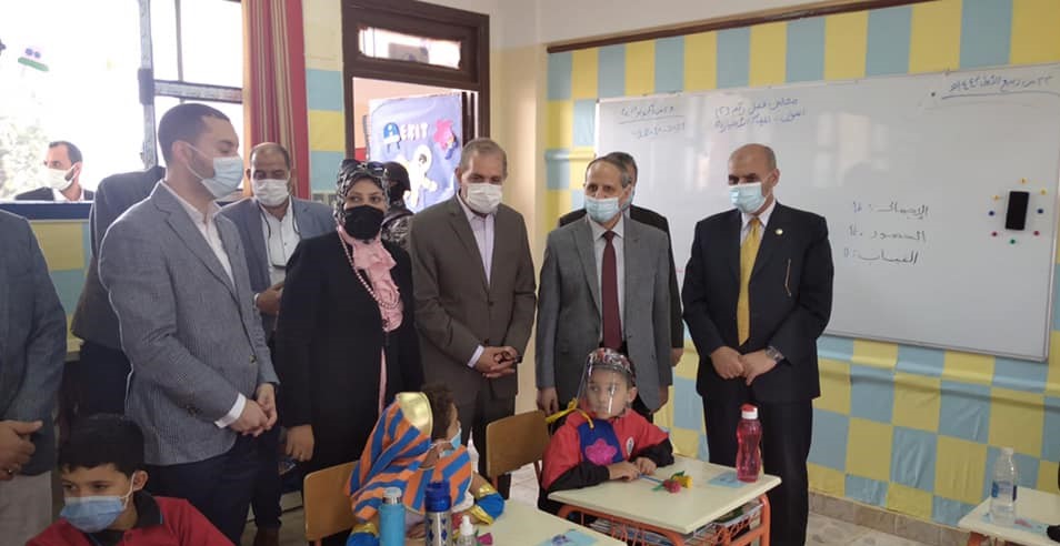 محافظ كفر الشيخ يتفقد المدرسة المصرية اليابانية بإبشان