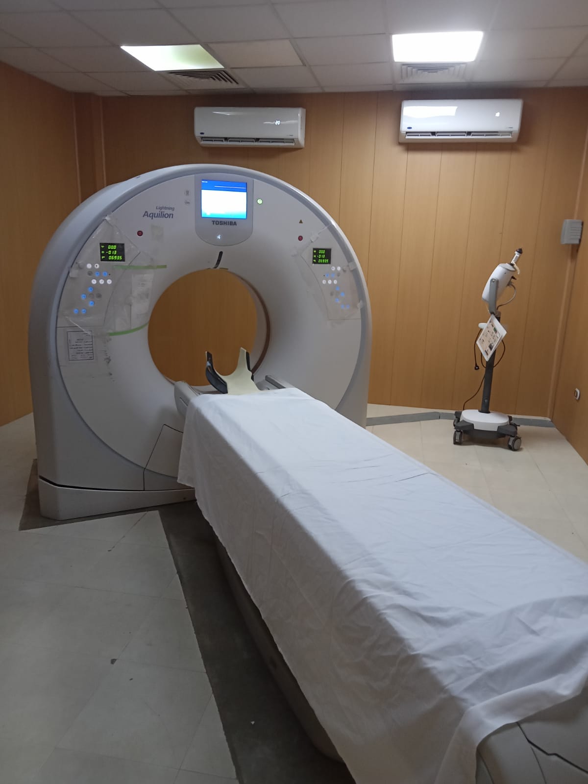 غرفة الأشعة بمستشفى بلطيم النموذجي