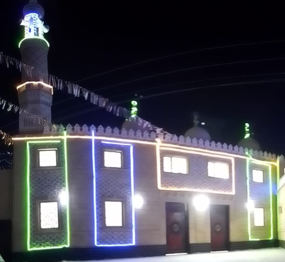 مسجد الرحمة خلال ليالي رمضان