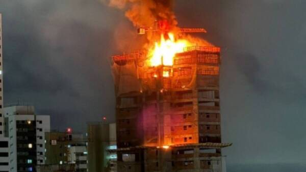 حريق هائل في البرازيل