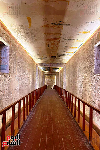 ممرات ومدخل مقبرة رمسيس الخامس ورمسيس السادس