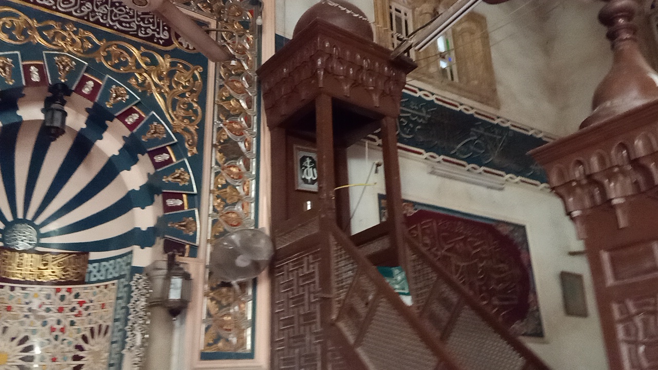 منبر مسجد الديرى ببنى سويف