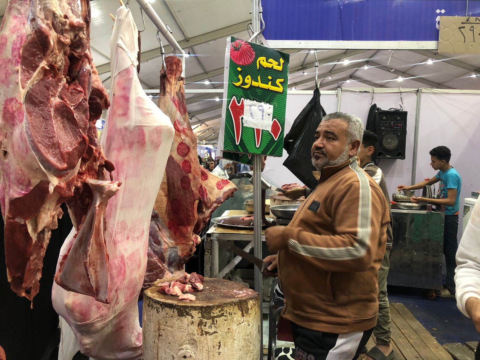 معرض أهلا رمضان فى العمرانية يطرح اللحم البلدى بـ290 جنيها
