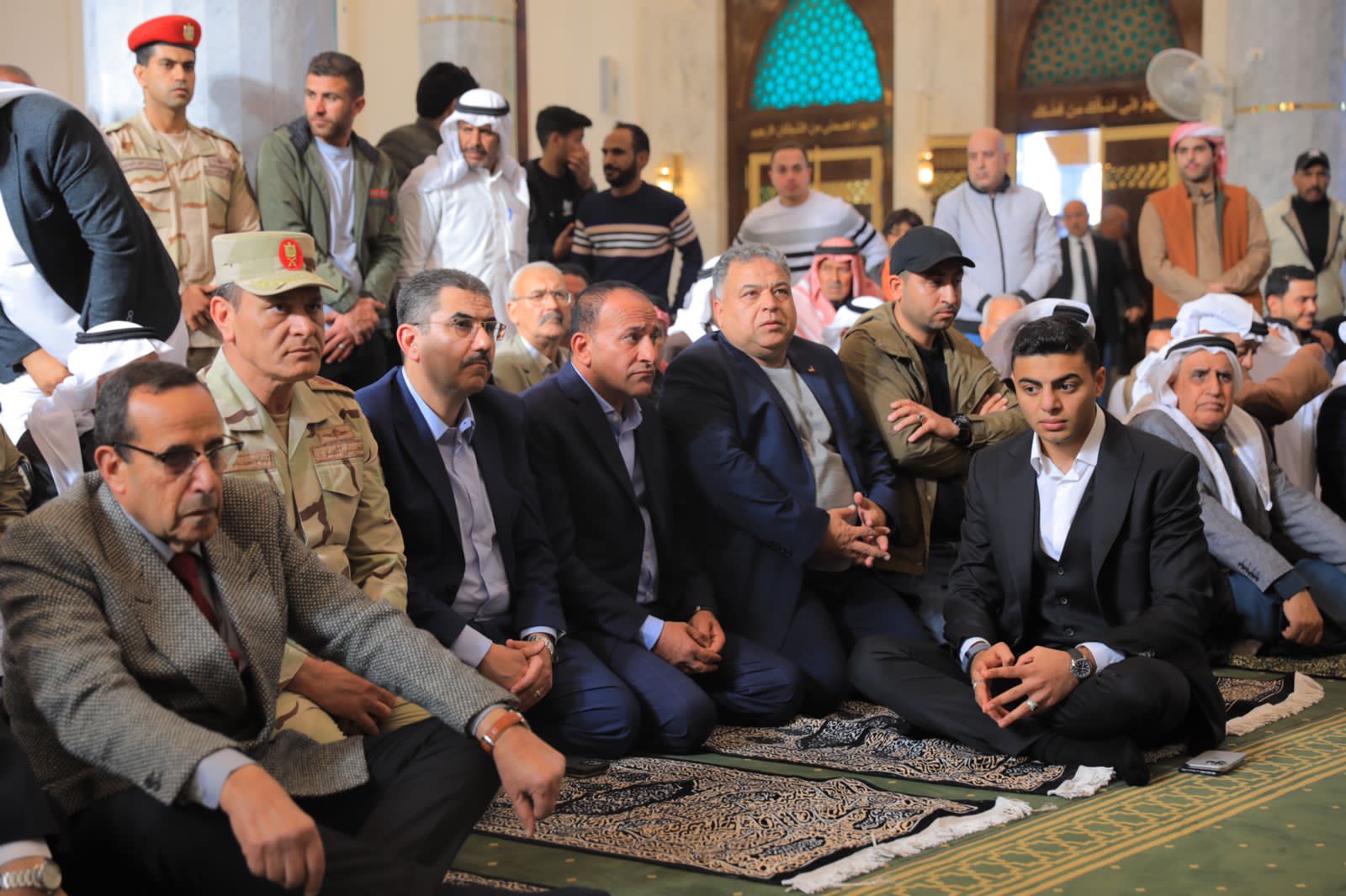وزير الأوقاف ومحافظ شمال سيناء خلال افتتاح المسجد (1)