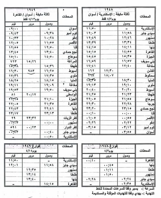 القطارات الاضافية