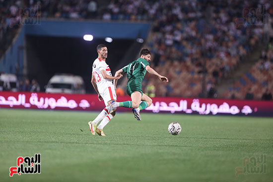 Une partie du match entre Zamalek et Al-Ittihad