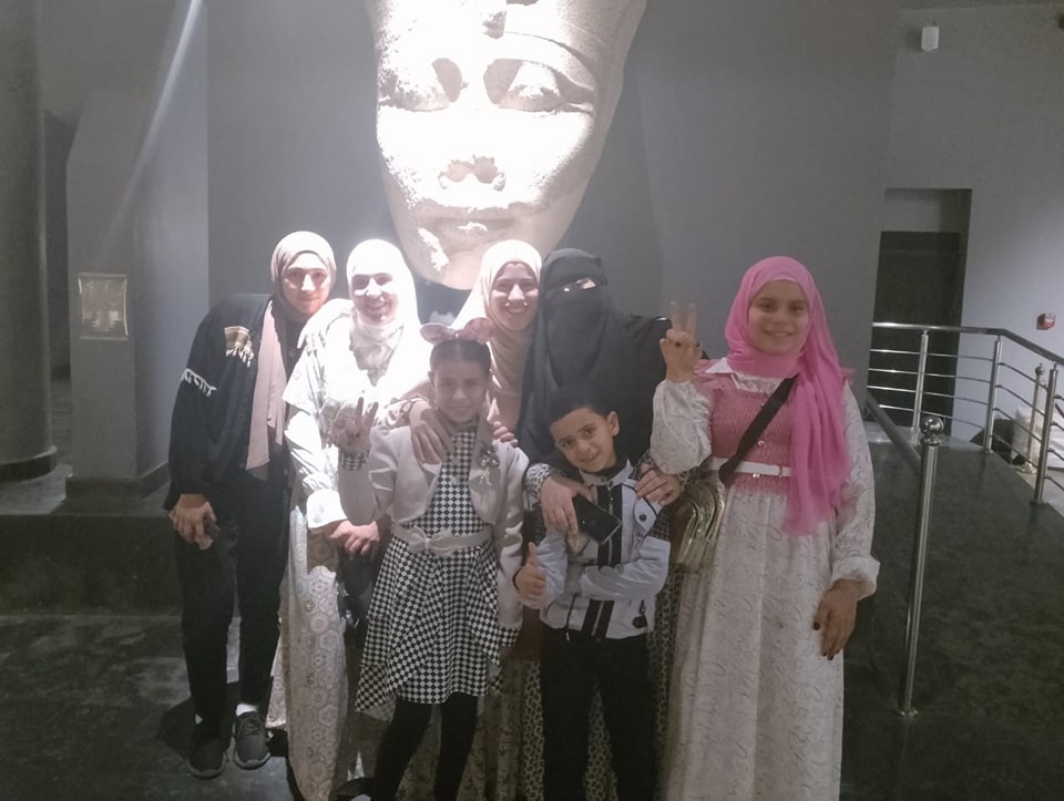 جانب من الزيارات لمتحف كفر الشيخ