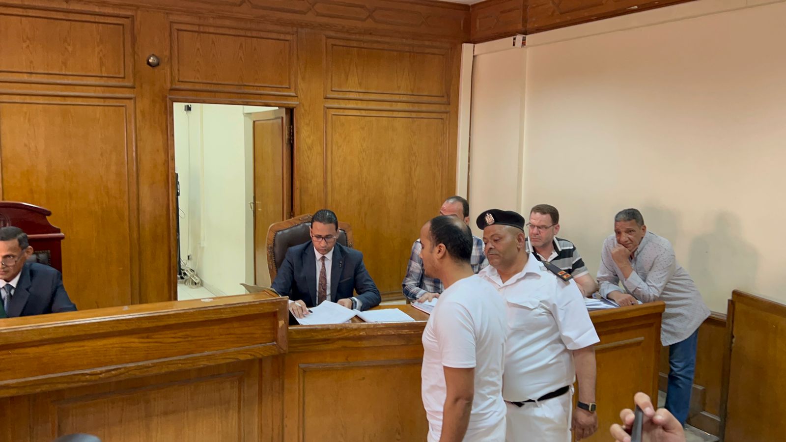 محاكمة المتهم بالشروع في قتل المجني عليها حبيبة الشماع (1)