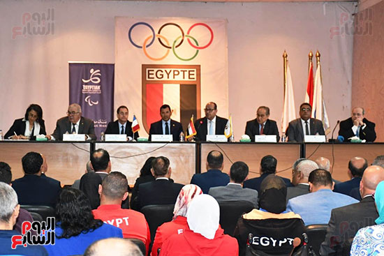 مؤتمر اللجنة الاولمبية ووزارة الرياضة